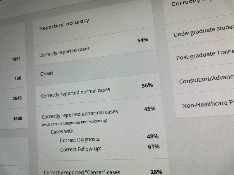 example of radiology teaching content